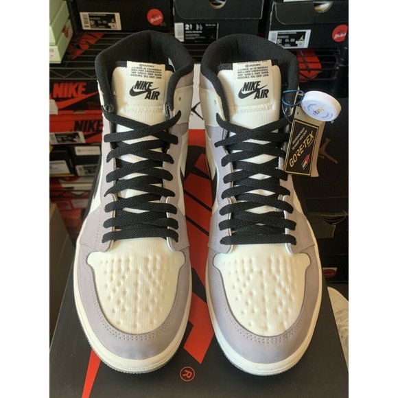 Nike Air Jordan 1 High Element Gore Tex GTX Sail Light Bone Shoes DB2889-100 - Picture 2 of 7